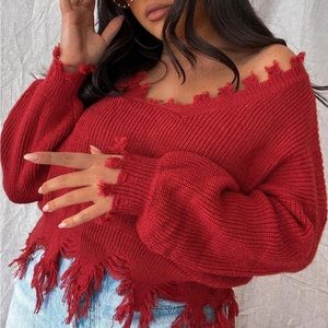 SKULLHOUSE CROPPED SWEATER